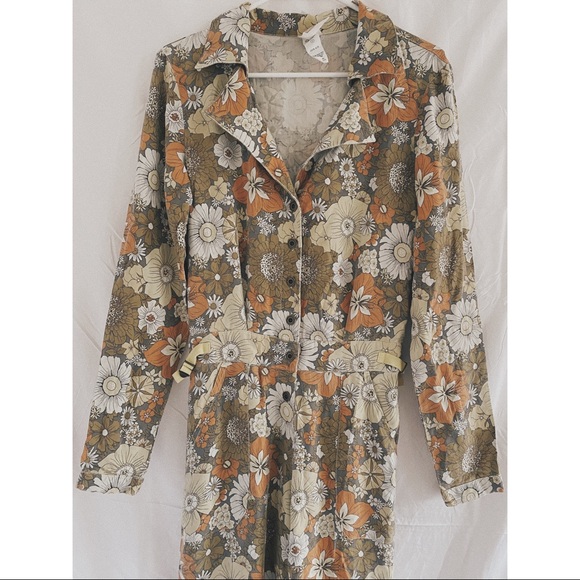 Free People Da-Nang Silk Utility Floral Jumpsuit - Picture 5 of 12